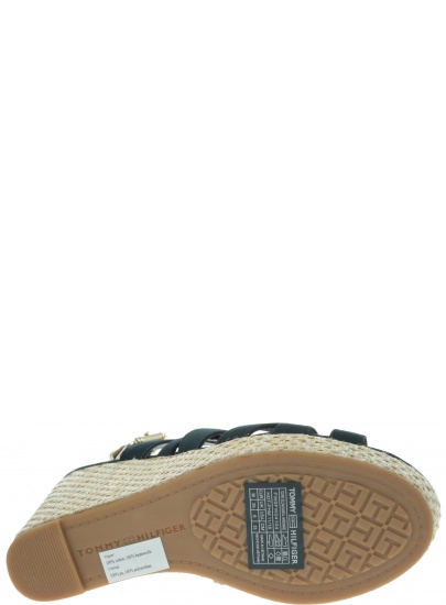 Granatowe Espadryle TOMMY HILFIGER Iconic Elena Sandal FW0FW04104 403