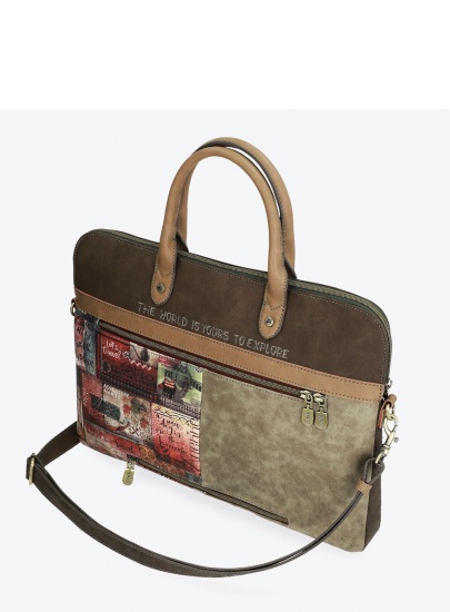 Torba na laptopa ANEKKE Egypt Brown Document Case 29894-10
