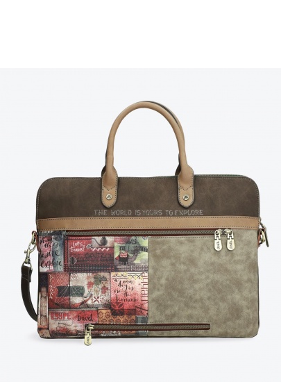 Torba na laptopa ANEKKE Egypt Brown Document Case 29894-10