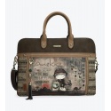 Torba na laptopa ANEKKE Egypt Brown Document Case 29894-10