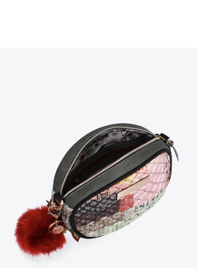 Listonoszka Damska ANEKKE LOVELY VELVET PRINTED HANDBAG 29882-73