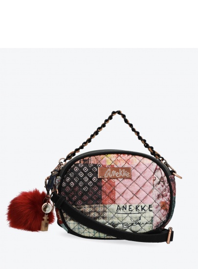 Listonoszka Damska ANEKKE LOVELY VELVET PRINTED HANDBAG 29882-73