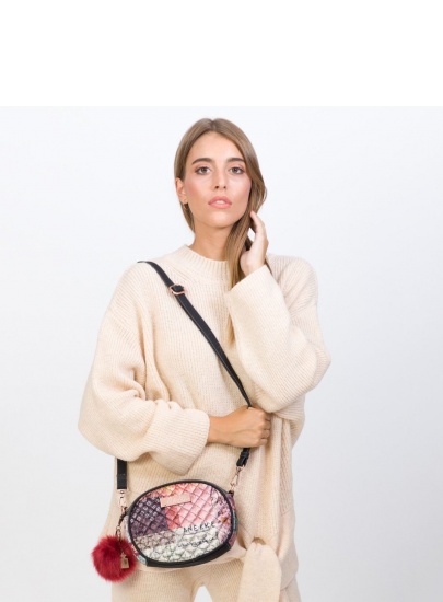 Listonoszka Damska ANEKKE LOVELY VELVET PRINTED HANDBAG 29882-73