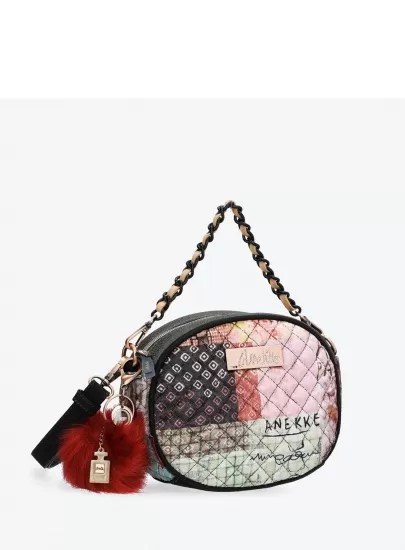Listonoszka Damska ANEKKE LOVELY VELVET PRINTED HANDBAG 29882-73