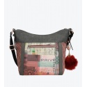 Listonoszka ANEKKE Couture Beige Synthetic Shoulder Bag 29882-07