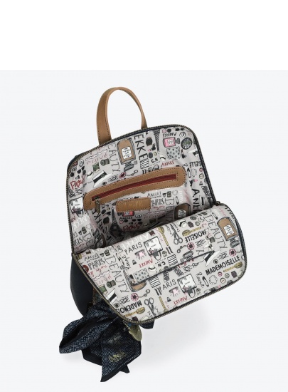 Plecak ANEKKE Couture Blue Textile Rucksack 29885-18
