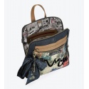 Plecak ANEKKE Couture Blue Textile Rucksack 29885-18