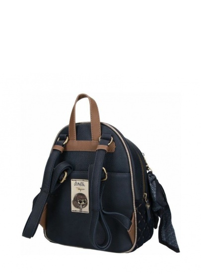 Plecak ANEKKE Couture Blue Synthetic Backpack 29885-25
