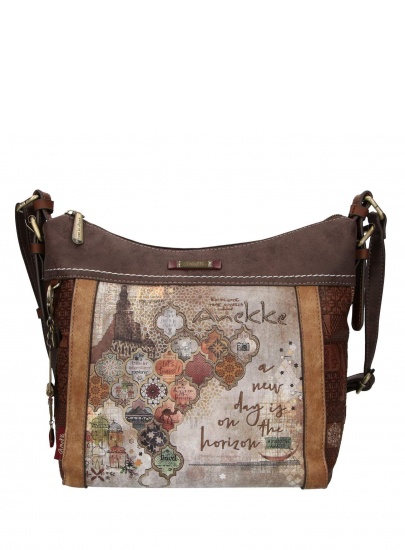 Listonoszka ANEKKE Egypt Brown Shoulder Bag 29892-07