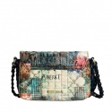 Listonoszka ANEKKE Couture Blue Textile Shoulder Bag 29883-22