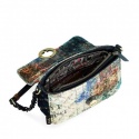 Listonoszka ANEKKE Couture Blue Textile Shoulder Bag 29883-22