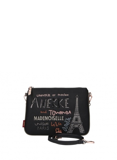 ANEKKE Black Synthetic Handle Bag 29887-15 | EN