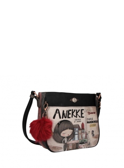 Listonoszka ANEKKE Couture Beige Synthetic Shoulder Bag 29882-12