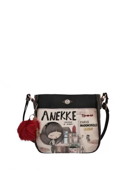 Listonoszka ANEKKE Couture Beige Synthetic Shoulder Bag 29882-12