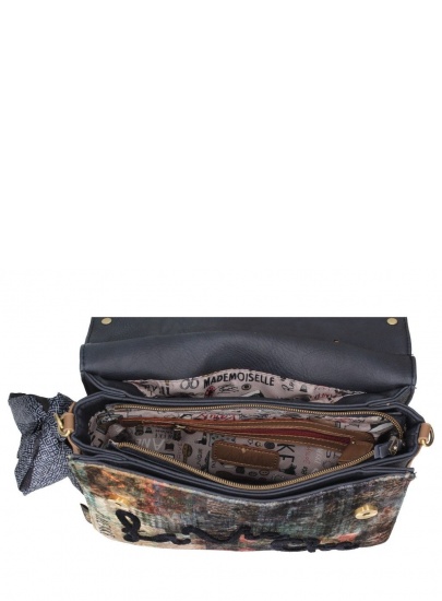 Torebka ANEKKE Couture Blue Synthetic Flap Bag 29883-30