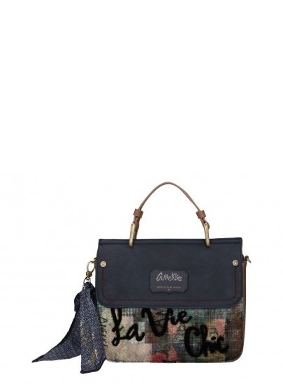 Torebka ANEKKE Couture Blue Synthetic Flap Bag 29883-30