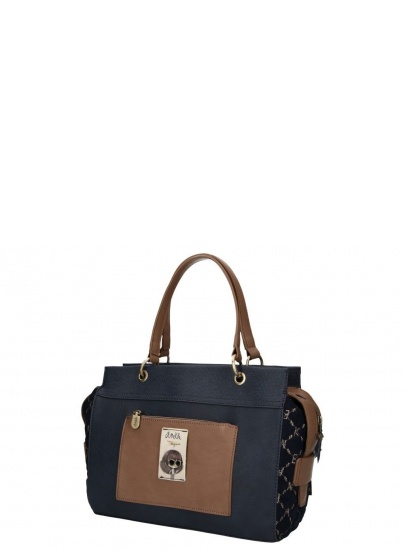 Torebka ANEKKE Couture Blue Textile 2 Handles Bag 29881-70