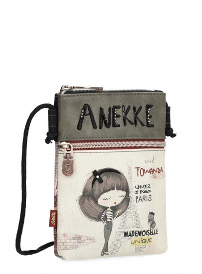 Listonoszka ANEKKE Couture Beige Synthetic Shoulder Bag 29889-04