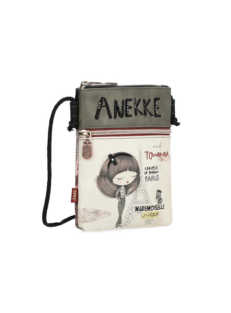 Listonoszka ANEKKE Couture Beige Synthetic Shoulder Bag 29889-04 Listonoszka ANEKKE Couture Beige Synthetic Shoulder Bag 29889-04
