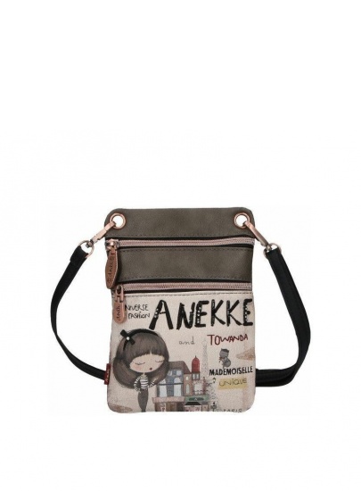 Listonoszka / Nerka ANEKKE Couture Beige Synthetic Shoulder Bag 29888-05