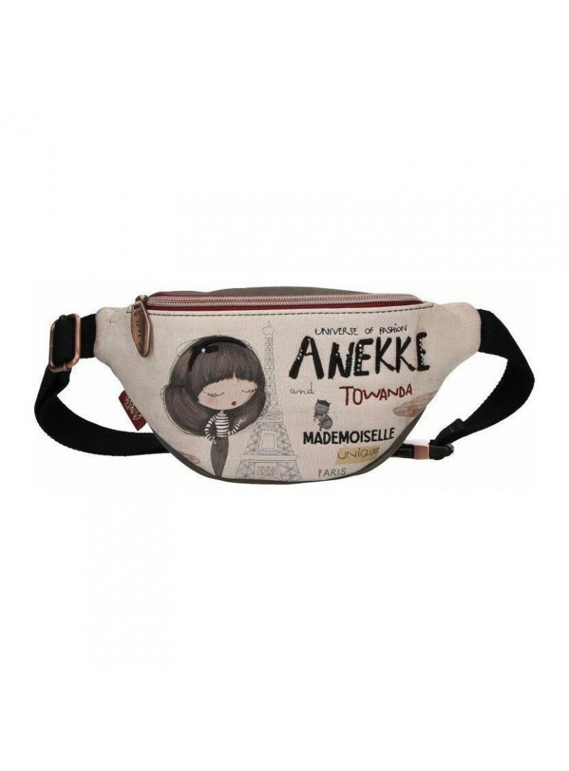 Nerka ANEKKE Couture Beig Synthetic Belt Bag 29887-30