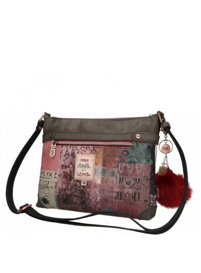 Listonoszka Damska ANEKKE Beige Synthetic Shoulder Bag 29887-01