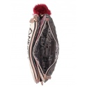 Listonoszka ANEKKE Couture Beige Textile Shoulder Bag 29882-59