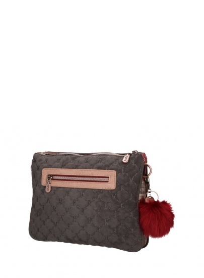 Listonoszka ANEKKE Couture Beige Textile Shoulder Bag 29882-59