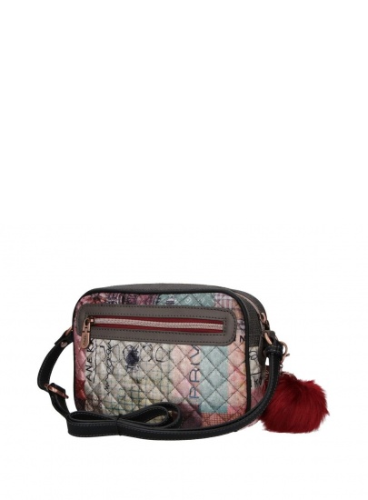 Listonoszka ANEKKE Couture Pink Textile Shoulder Bag 29882-14