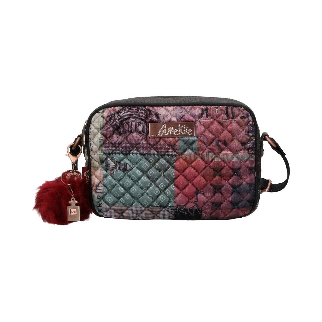 Listonoszka ANEKKE Couture Pink Textile Shoulder Bag 29882-14