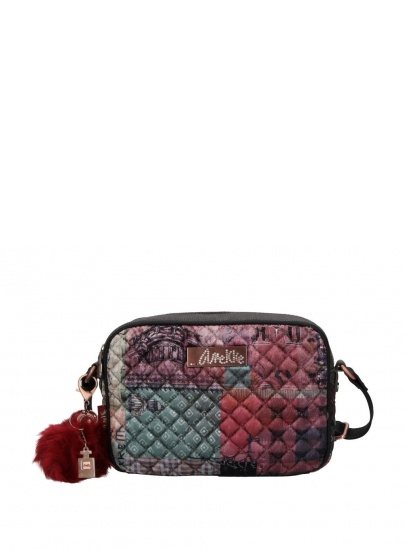 Listonoszka ANEKKE Couture Pink Textile Shoulder Bag 29882-14