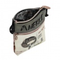 Listonoszka ANEKKE Couture Beige Synthetic Shoulder Bag 29889-04