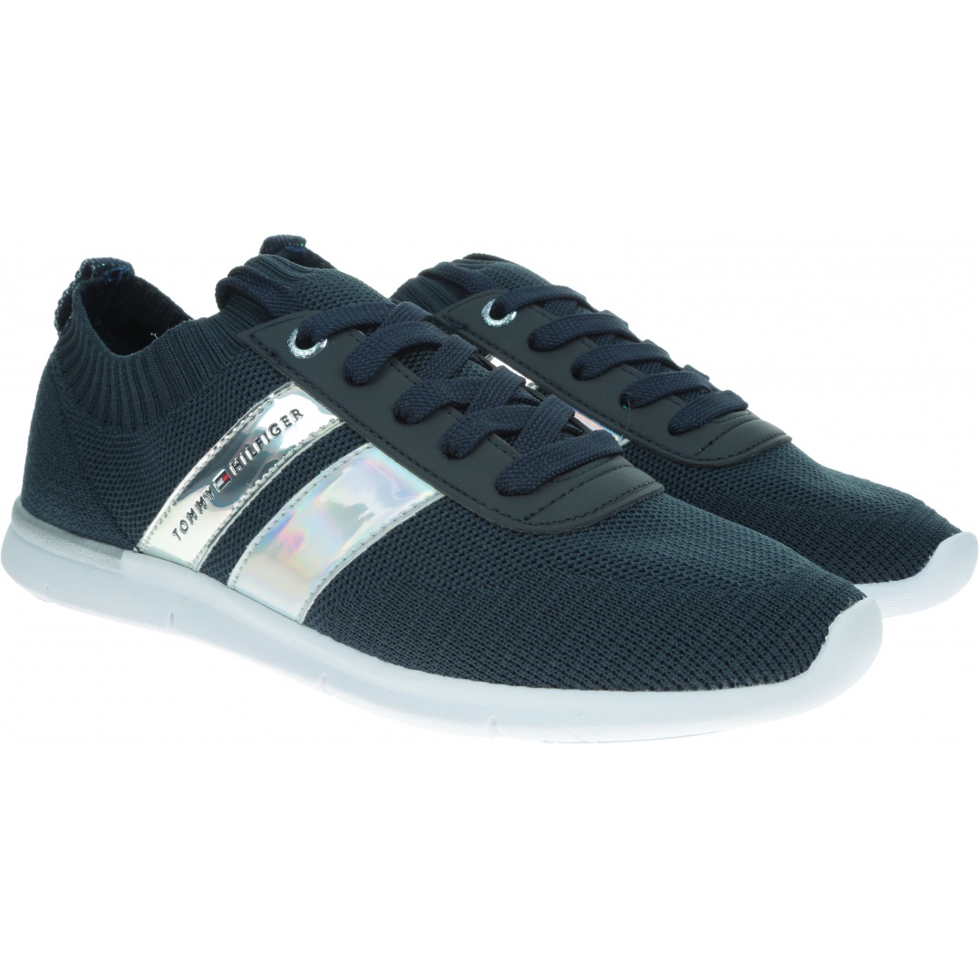 Granatowe Sneakersy TOMMY HILFIGER Corporate Detail Light Sneaker
