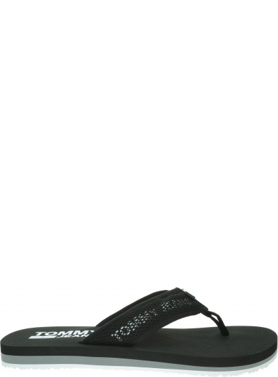 Czarne Japonki TOMMY HILFIGER Tommy Jeans Tech Mesh Sandal EM0EM00300 990