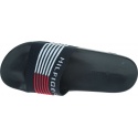 Granatowe Klapki TOMMY HILFIGER Corporate Knit Poolside FM0FM02346 403
