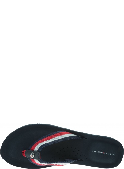 Granatowe Japonki TOMMY HILFIGER Colorful Tommy Comfy Sandal FW0FW04235 020