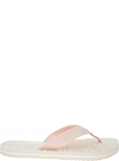 Różowe Japonki TOMMY HILFIGER Iridescent Detail Beach Sandal FW0FW04236 658