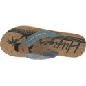 Granatowe Japonki TOMMY HILFIGER Chambray Beach Sandal FM0FM02268 403