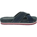 Granatowe Espadryle TOMMY HILFIGER Colorful Tommy Flat Sandal FW0FW04159