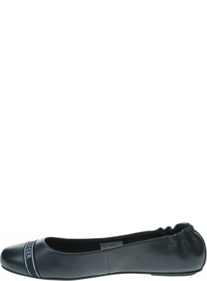 Granatowe Baleriny TOMMY HILFIGER Feminine Satin Detail Ballerina
