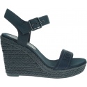 Granatowe Espadryle TOMMY HILFIGER Colorful Tommy Wedge Sandal FW0FW04160