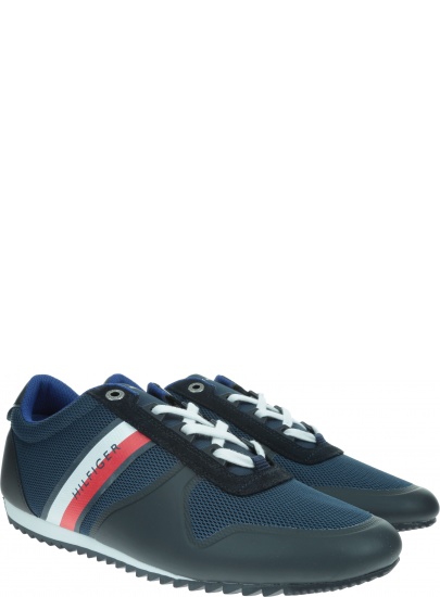 Granatowe Sneakersy TOMMY HILFIGER Essential Modern Mesh Runner FM0FM02270