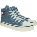 Jeansowe Trampki TOMMY HILFIGER Hightop Tommy Jeans Sneaker EN0EN00589 404