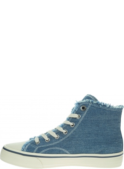 Jeansowe Trampki TOMMY HILFIGER Hightop Tommy Jeans Sneaker EN0EN00589 404