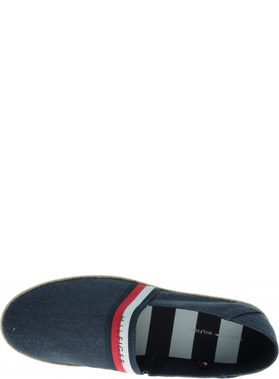 Granatowe Espadryle TOMMY HILFIGER Summer Slipon FM0FM02252 403