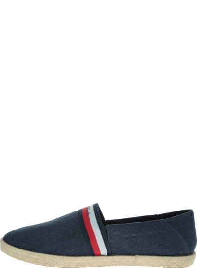Granatowe Espadryle TOMMY HILFIGER Summer Slipon FM0FM02252 403
