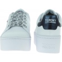 Białe Sneakersy TOMMY HILFIGER Icon Textile Flatform Sneaker EN0EN00535 100