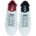 Białe Sneakersy TOMMY HILFIGER Icon Textile Flatform Sneaker EN0EN00535 100