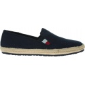 Granatowe Espadryle TOMMY HILFIGER Canvas Slipon Espadrille FM0FM02251 403