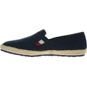 Granatowe Espadryle TOMMY HILFIGER Canvas Slipon Espadrille FM0FM02251 403